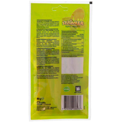  Malaco Strimler Tutti Frutti 80g 