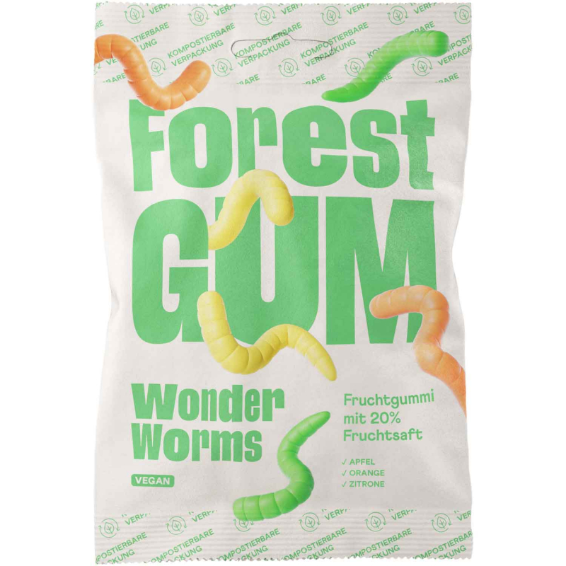  Forest Gum Wonder Worms vegan 100g 