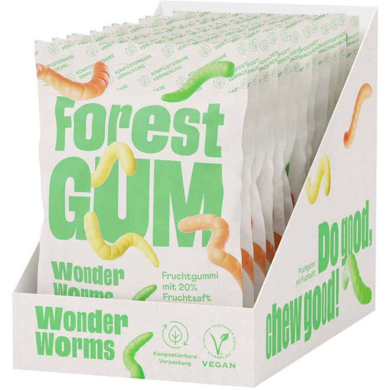  Forest Gum Wonder Worms vegan 100g 