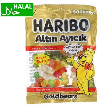  Haribo Goldbears halal 80g 