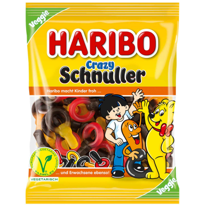  Haribo Crazy Schnuller vegetarisch 175g 