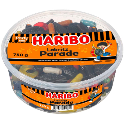  Haribo Lakritz Parade 750g 