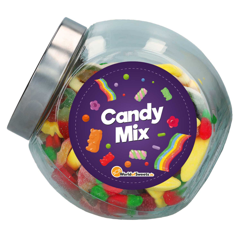  Obstsalat 'Candy Mix' im Bonbon-Glas 1,2kg 