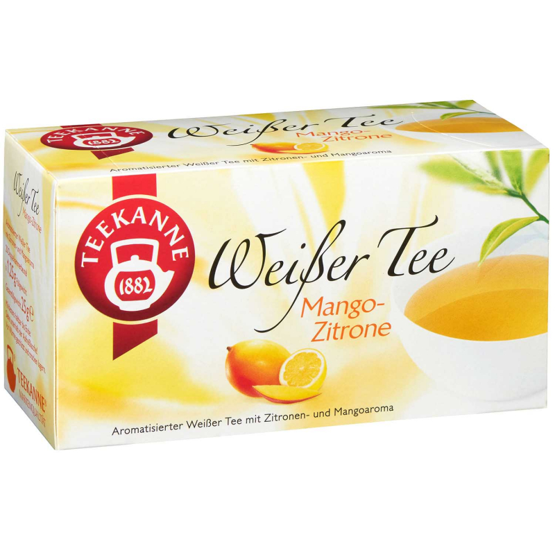  Teekanne Weißer Tee Mango-Zitrone 20er 