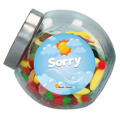  Obstsalat 'Sorry!' im Bonbon-Glas 1,2kg 