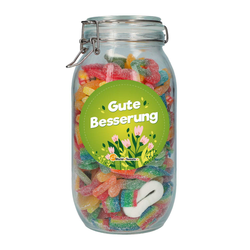  Saurer Mix 'Gute Besserung' im Glas 1,2kg 