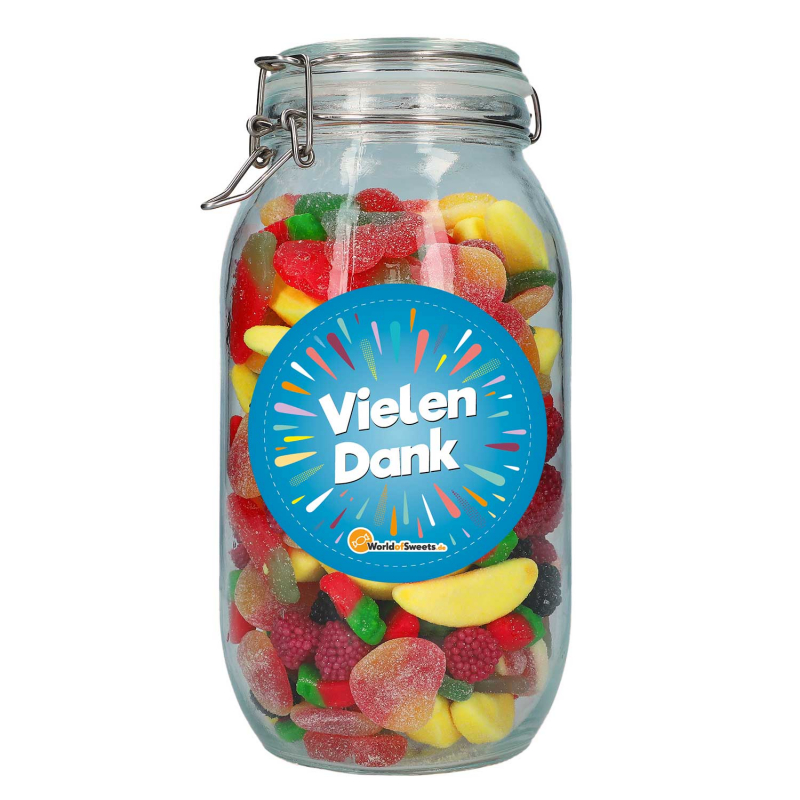  Obstsalat 'Vielen Dank!' im Glas 1,3kg 