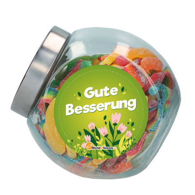  Saurer Mix 'Gute Besserung' im Bonbon-Glas 1,1kg 