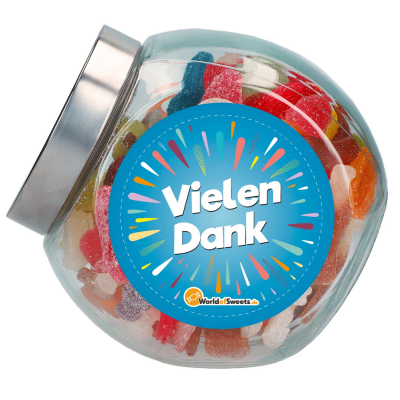  Veggie Mix 'Vielen Dank!' im Bonbon-Glas 1,1kg 