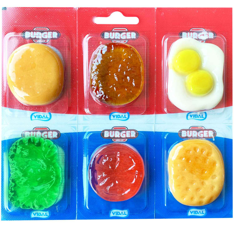  Vidal Burger Jelly 6x11g 