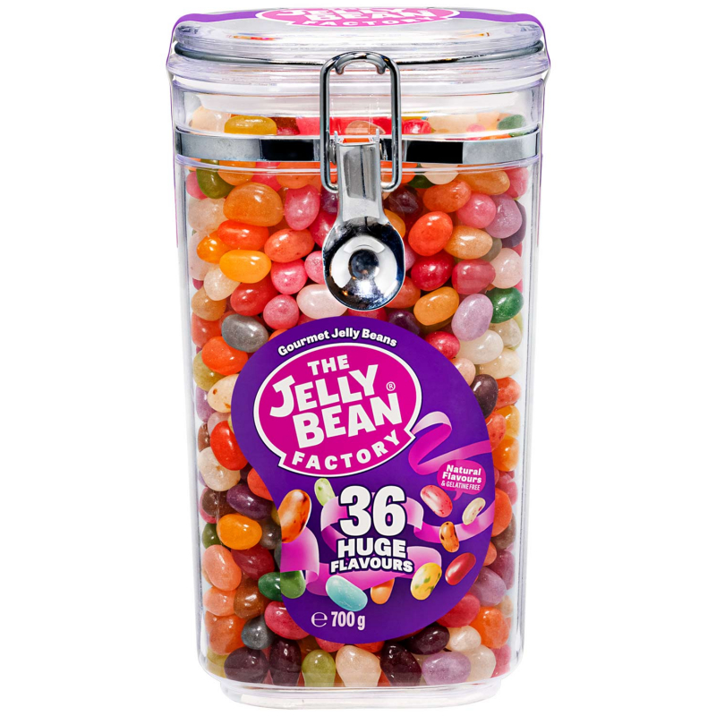  The Jelly Bean Factory 36 Huge Flavours Jar 700g 