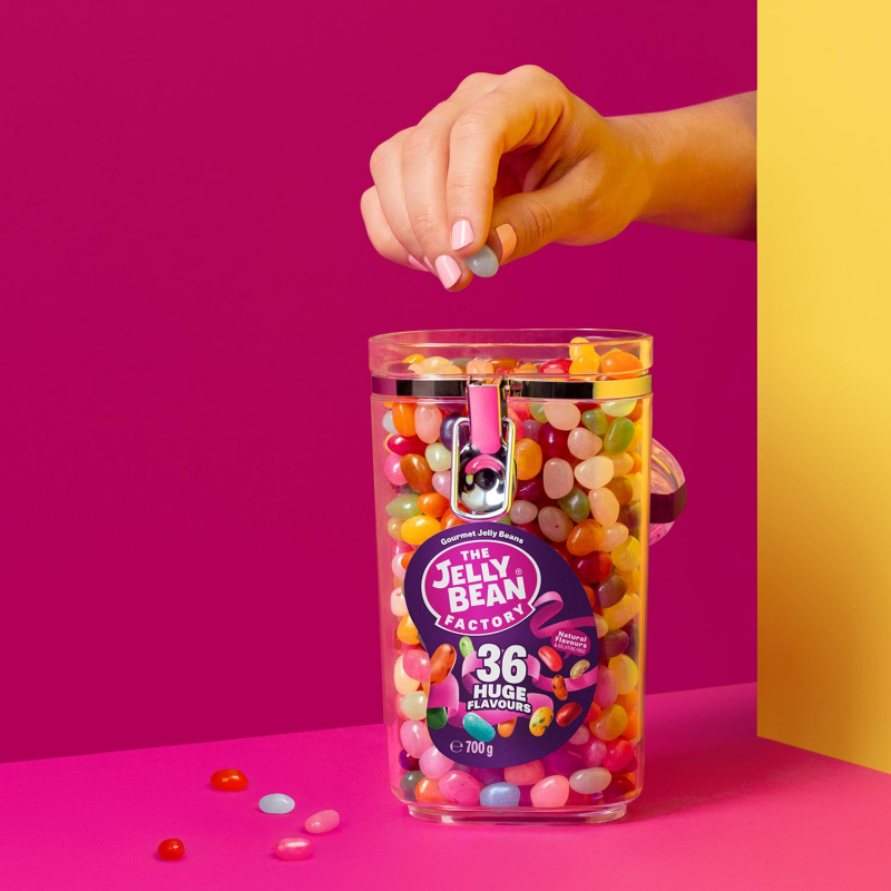  The Jelly Bean Factory 36 Huge Flavours Jar 700g 