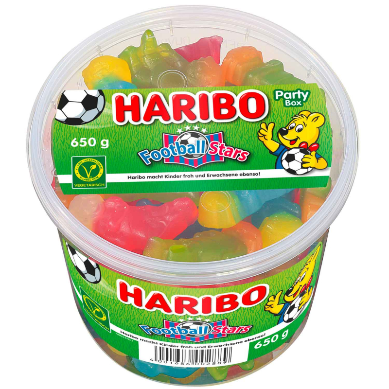  Haribo Football Stars vegetarisch 650g 