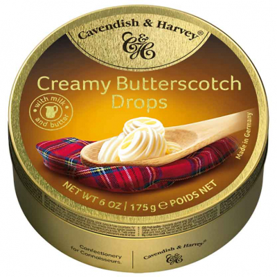  Cavendish & Harvey Creamy Butterscotch Drops 175g 