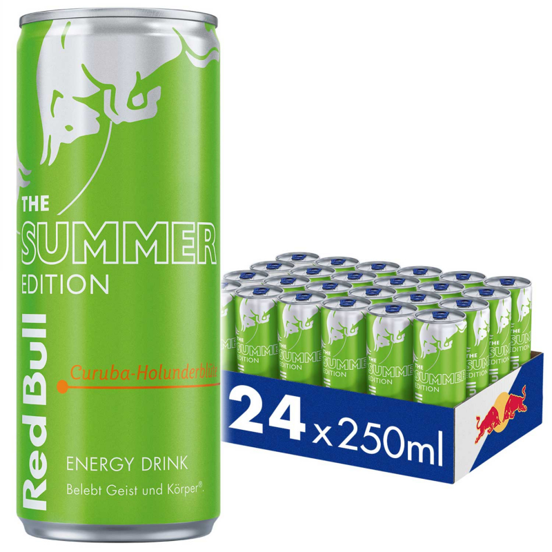  Red Bull Energy Drink Summer Edition Curuba-Holunderblüte 250ml 