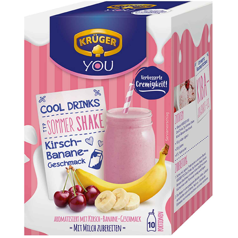  Krüger You Cool Drinks Typ Sommer Shake Kirsch-Banane 10er 