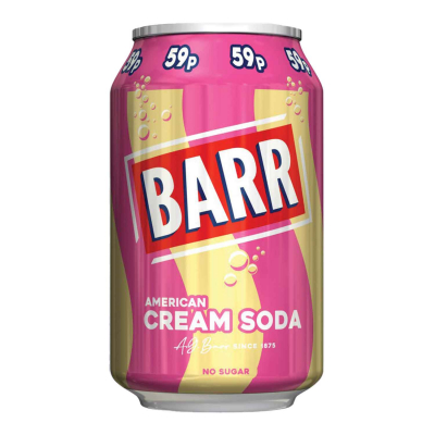 Barr American Cream Soda 330ml (MHD 30.07.2024)