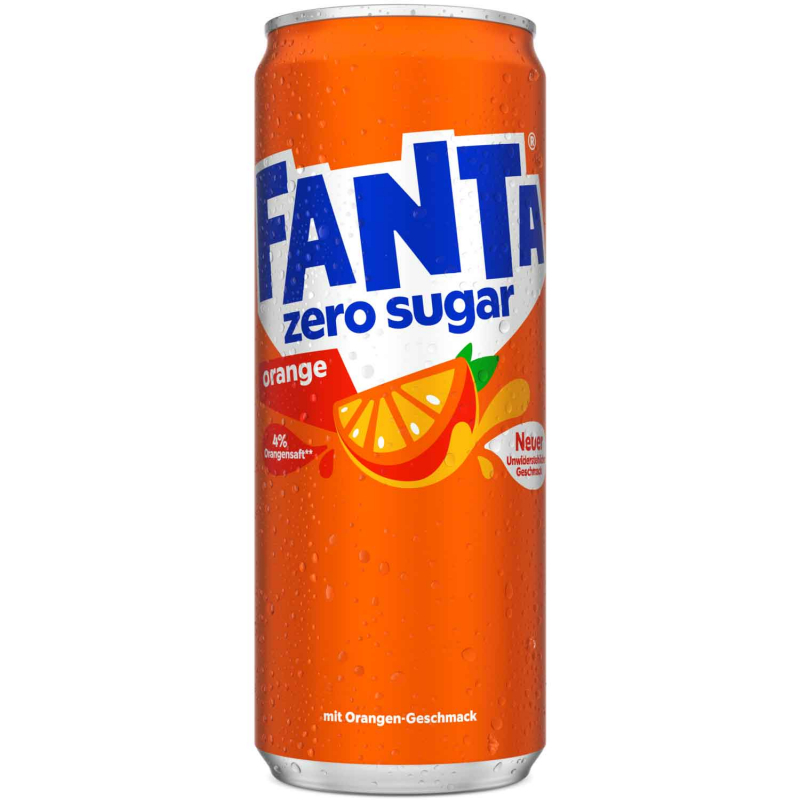  Fanta Orange Zero 330ml 