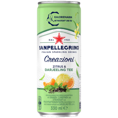  Sanpellegrino Creazioni Zitrus & Darjeeling Tee 330ml 