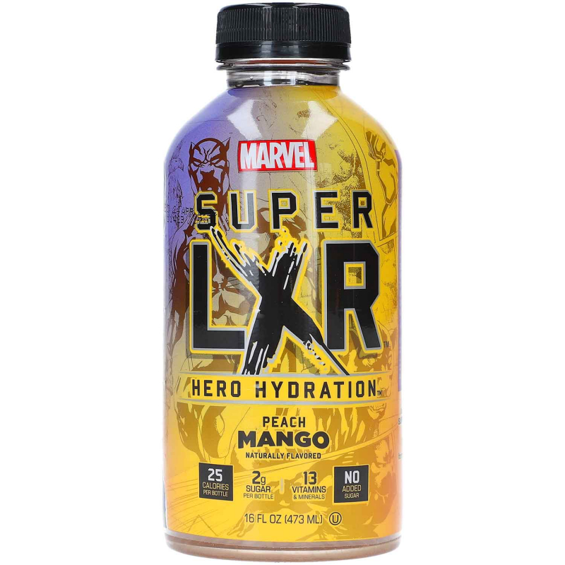  Arizona Marvel Super LXR Hero Hydration Peach Mango 473ml 