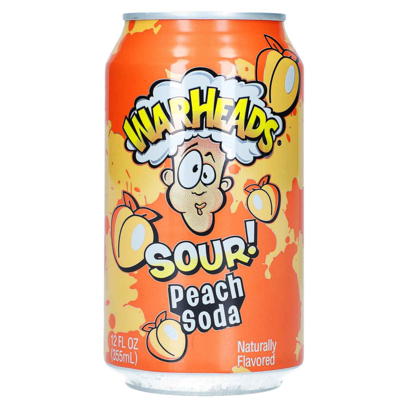  Warheads Sour! Peach Soda 355ml 