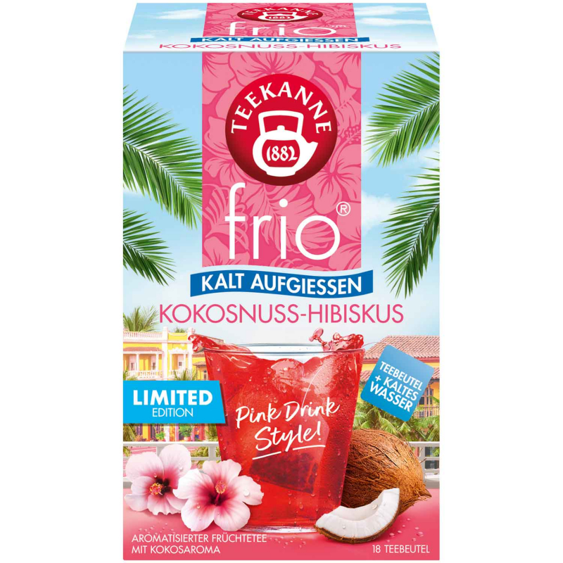  Teekanne frio Kokosnuss-Hibiskus 18er 