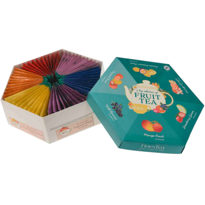  Becky's Fruit Tea Hexagon Selection Box 60er 