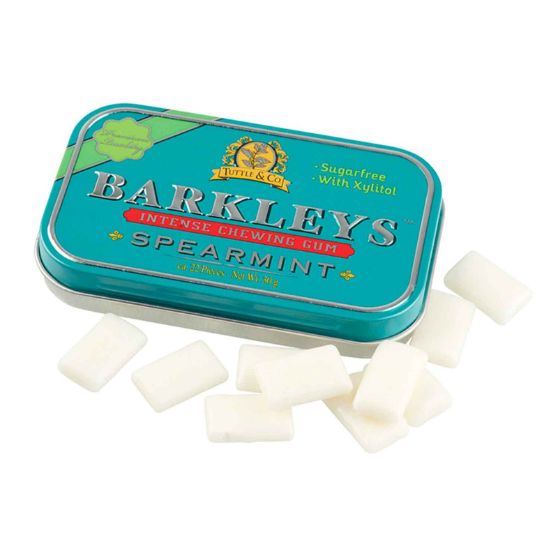  Barkleys Intense Chewing Gum Spearmint 30g 