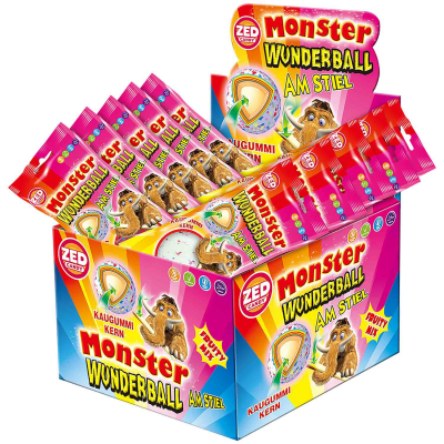  ZED Candy Monster Wunderball am Stiel Fruity Mix 60g 