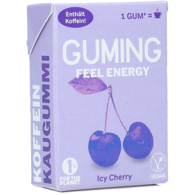  GUMING Feel Energy Kaugummi Icy Cherry 10er 