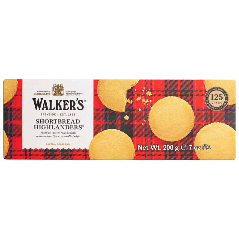  Walker's Pure Butter Shortbread Highlanders 200g 