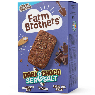  Farm Brothers Dark Choco & Sea Salt Bio 135g 