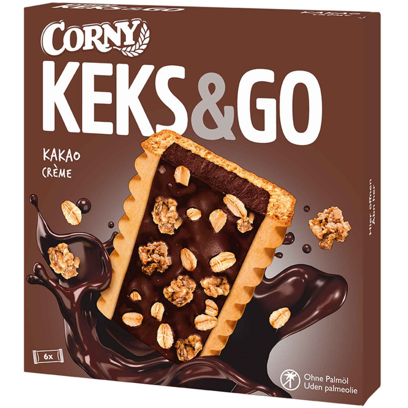  Corny Keks & Go Kakao Crème 6x25g 