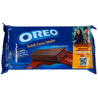  Oreo Dutch Cocoa Wafer Double Choco 117g 