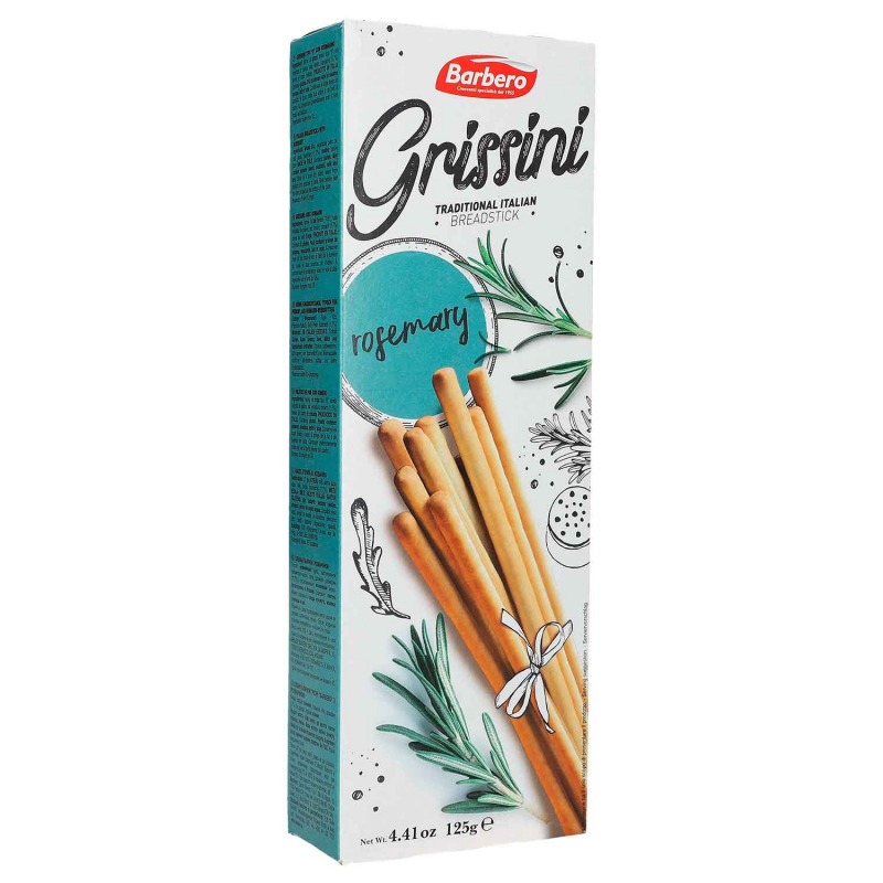  Barbero Grissini Rosmarino 125g 