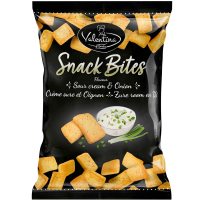  Valentina Snack Bites Sour Cream & Onion 80g 