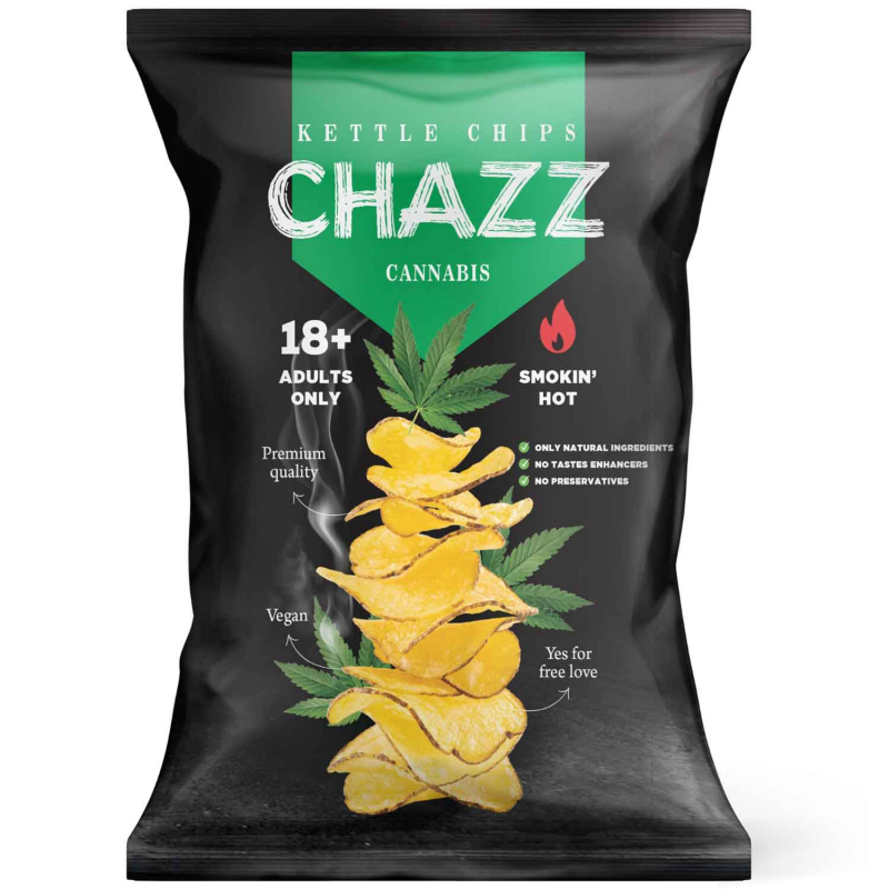  CHAZZ Kettle Chips Cannabis & Jalapeño 90g 