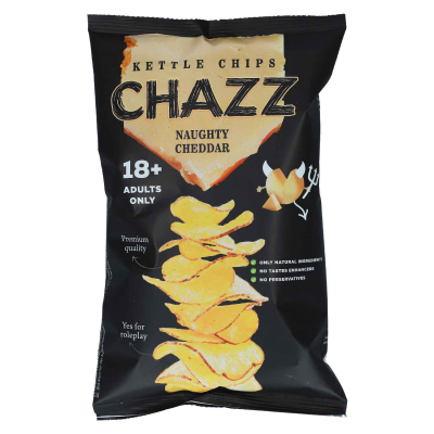  CHAZZ Kettle Chips Naughty Cheddar 90g 