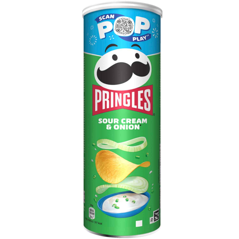  Pringles Sour Cream & Onion 165g 