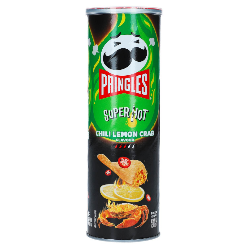  Pringles Chili Lemon Crab Super Hot 110g 