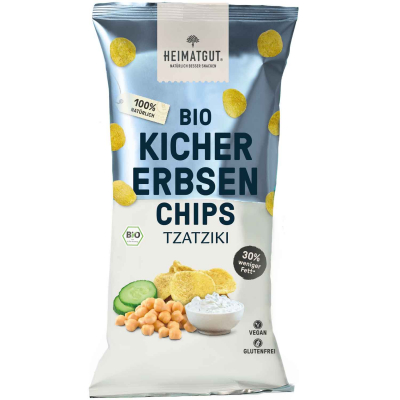  Heimatgut Bio Kichererbsen Chips Tzatziki 75g 