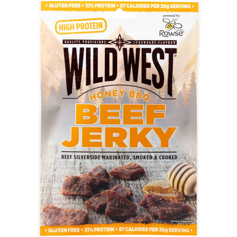  Wild West Beef Jerky Honey 60g 