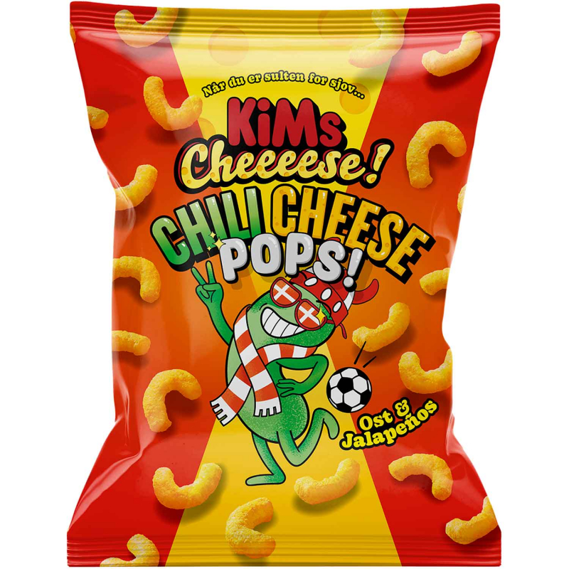  KiMs Cheeeese! Chili Cheese Pops! Ost & Jalapeños 135g 