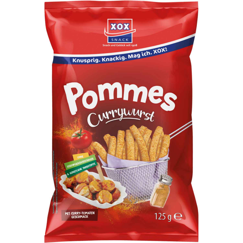  XOX Pommes frites Ketchup 125g 