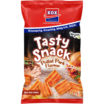  XOX Tasty Snack Pulled Pork Style 125g 