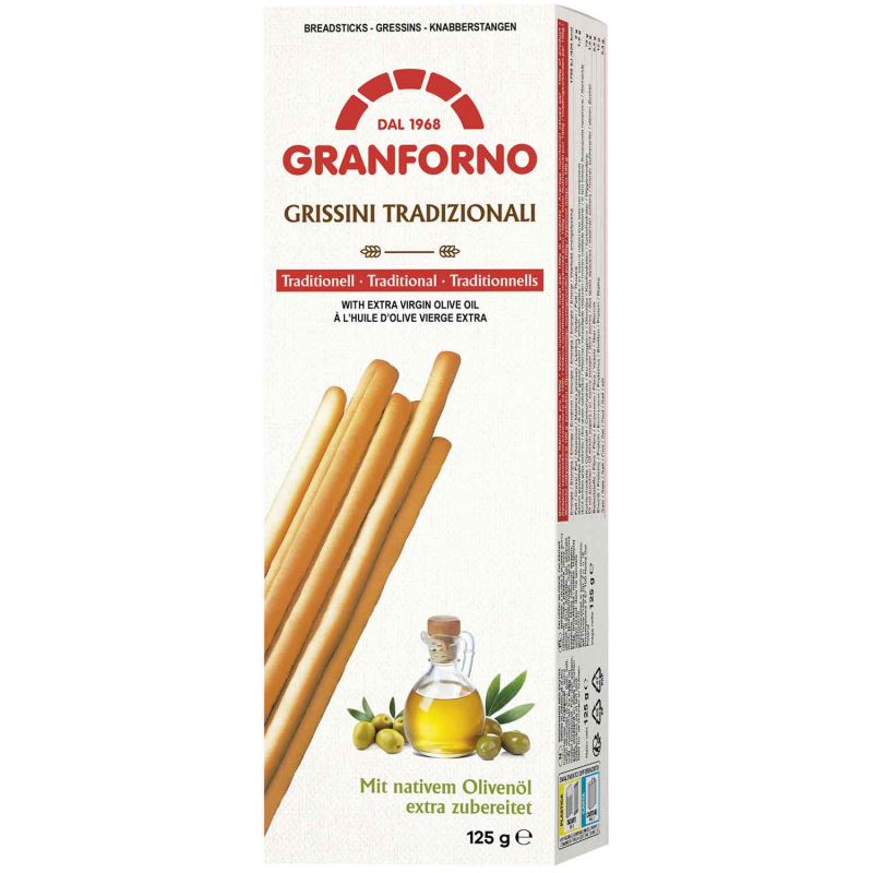  Granforno Grissini Tradizionali 125g 