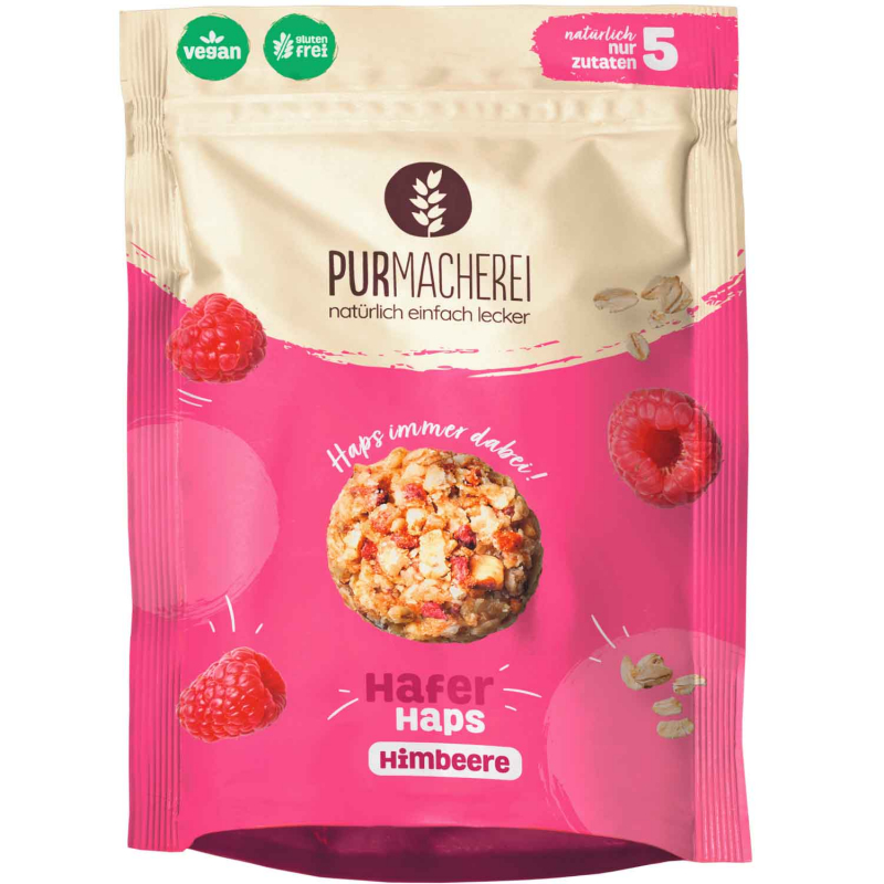  PURmacherei HaferHAPS Himbeere 50g 