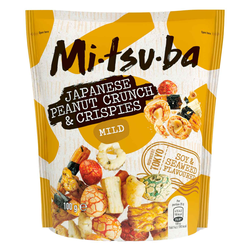  Mitsuba Japanese Peanut Crunch & Crispies 100g 