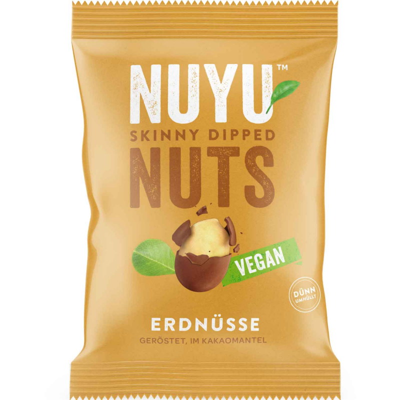  Nuyu Nuts Erdnüsse im Kakaomantel 90g 