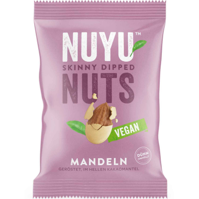  Nuyu Nuts Mandeln im hellen Kakaomantel 90g 